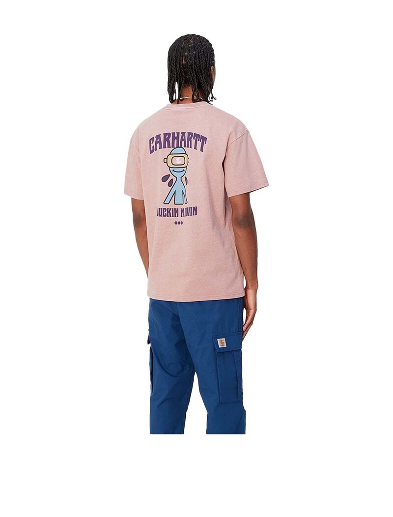 Carhartt WIP S/S Duckin T-Shirt Glassy Pink