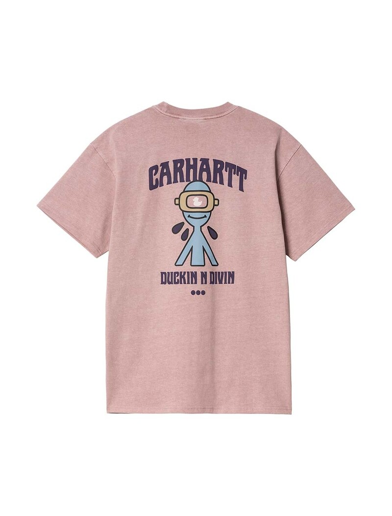 Carhartt WIP S/S Duckin T-Shirt Glassy Pink