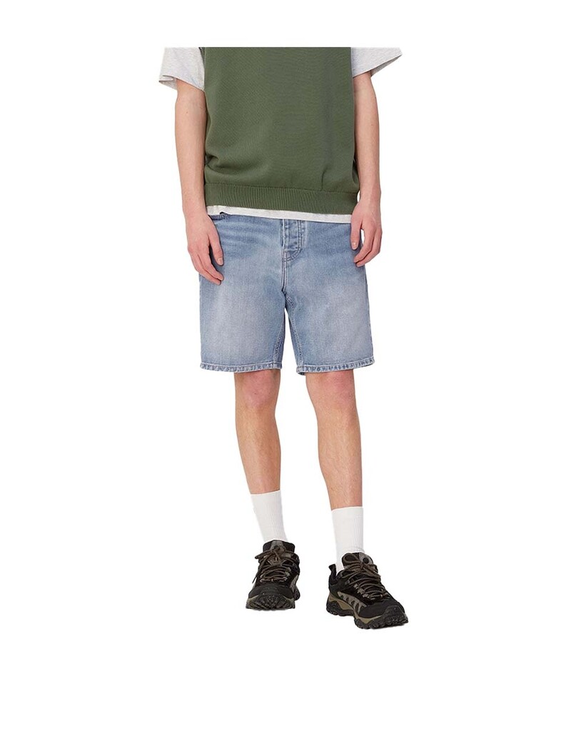 Carhartt WIP Newel Short Blue Light Used Wash