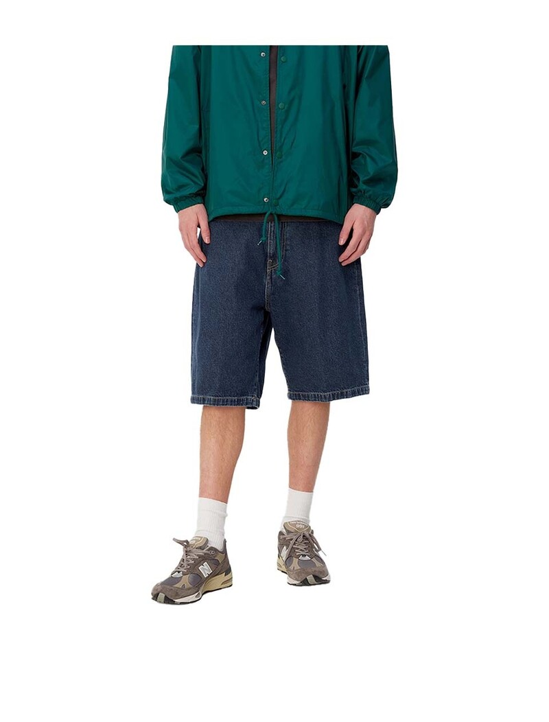 Carhartt WIP Landon Short Robertson Blue Stone Washed