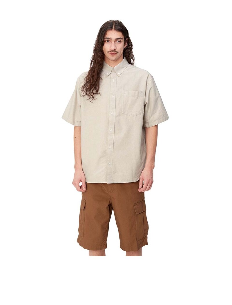 Carhartt WIP S/S Braxton Shirt Agate Wax