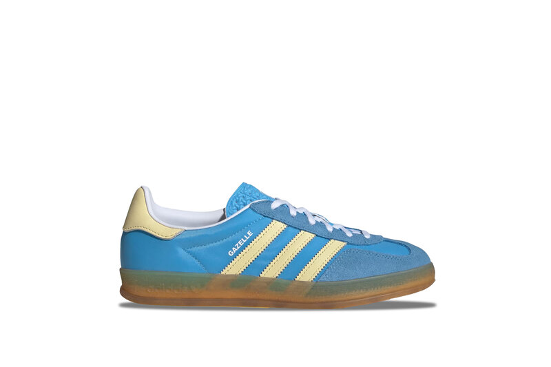 Adidas Gazelle Indoor W Semi Blue Almost Yellow Footwear White