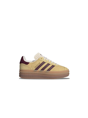 Adidas Gazelle Bold W Almost Yellow Maroon Wonder White