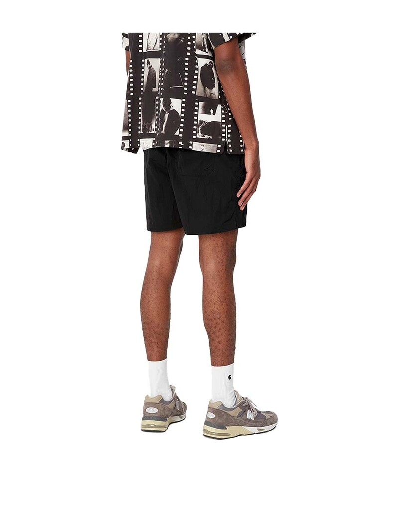 Carhartt WIP Tobes Swim Trunks Black White