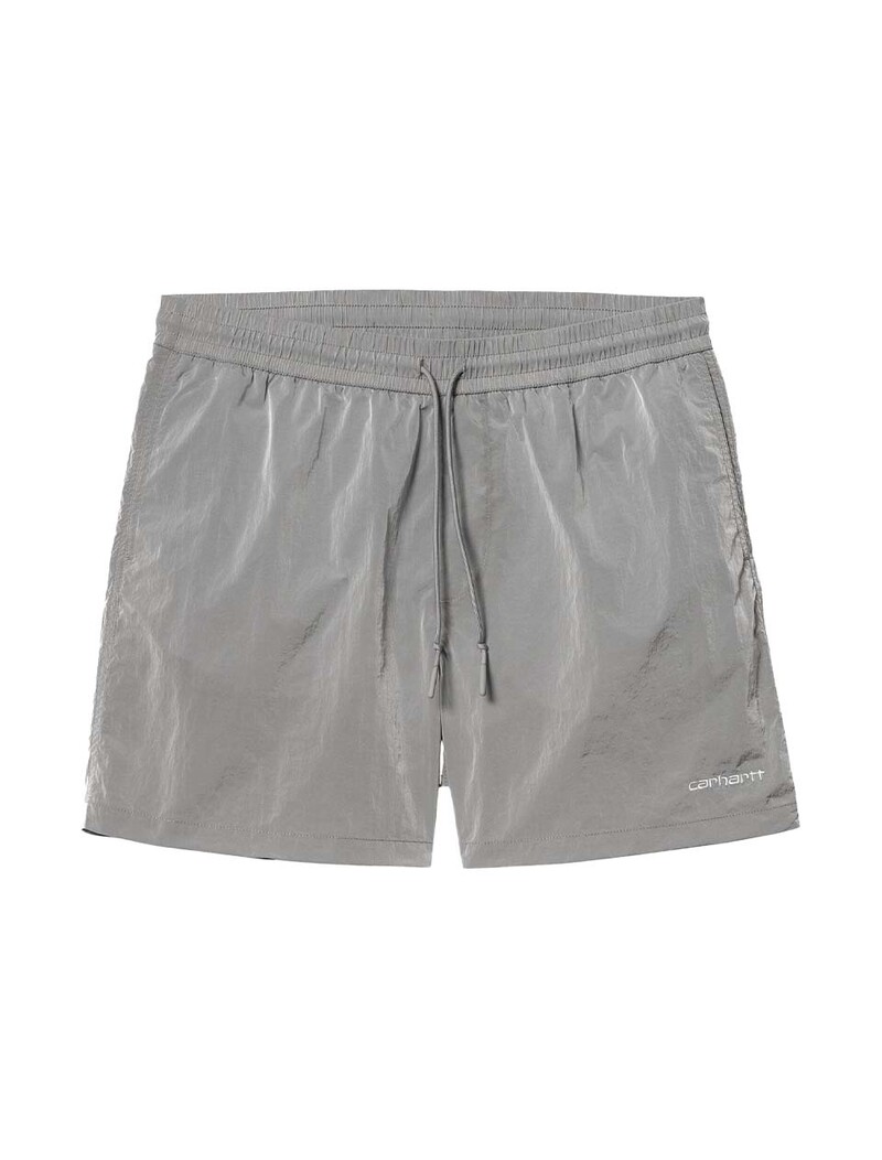 Carhartt WIP Tobes Swim Trunks Sonic Silver White