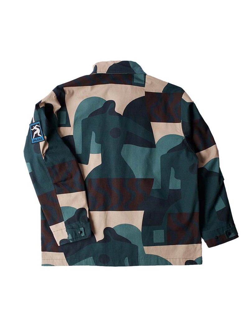 By Parra Distorted Camo Jacket Green