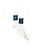 By Parra The Usual Crew Socks White