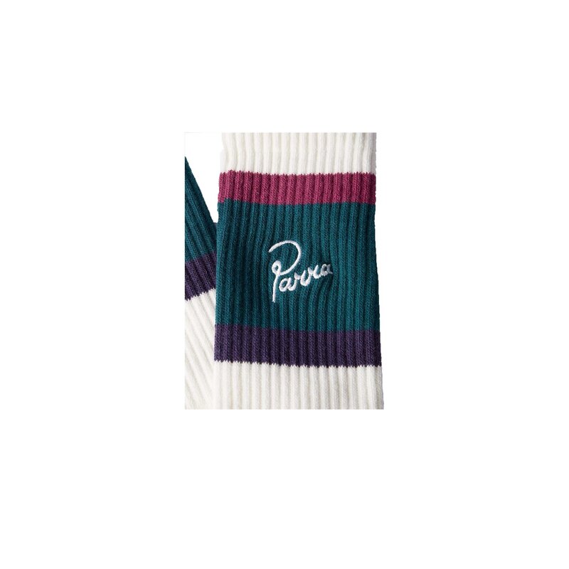 By Parra The Usual Crew Socks White