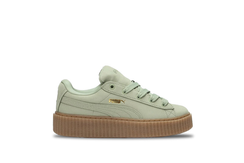 Puma x Fenty Creeper Phatty Nubuck Green Fog Puma Gold Gum