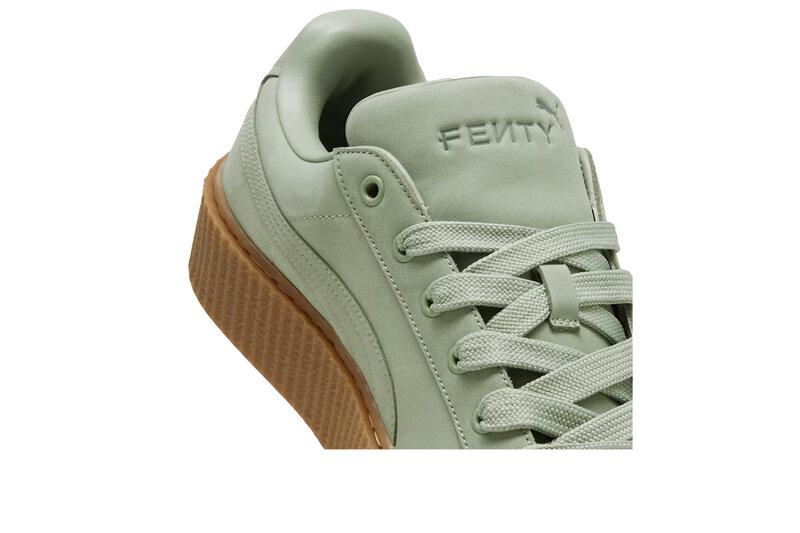 Puma x Fenty Creeper Phatty Nubuck Green Fog Puma Gold Gum