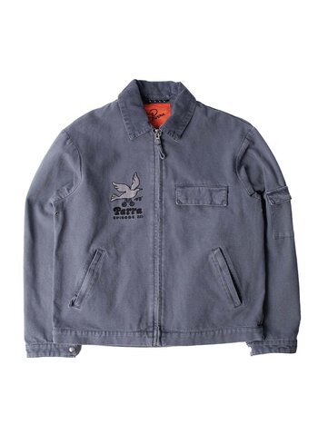 By Parra Twilled Bird Wheel Jacket Washed Blue