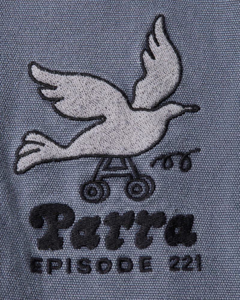 By Parra Twilled Bird Wheel Jacket Washed Blue