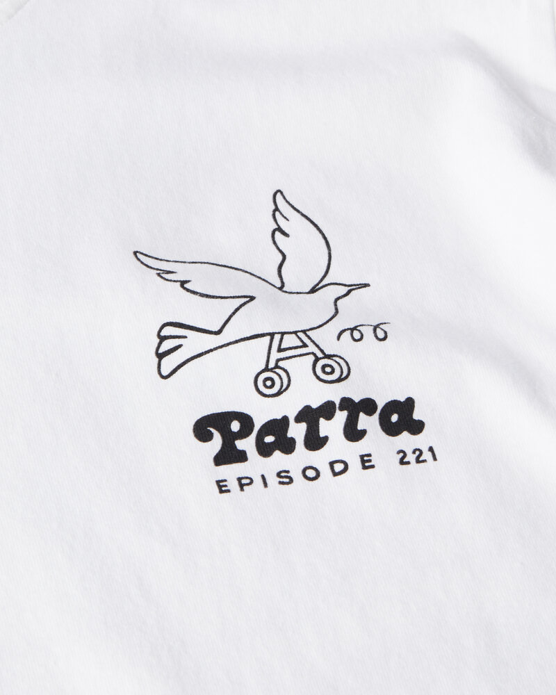 By Parra Chair Pencil Long Sleeve T-Shirt White