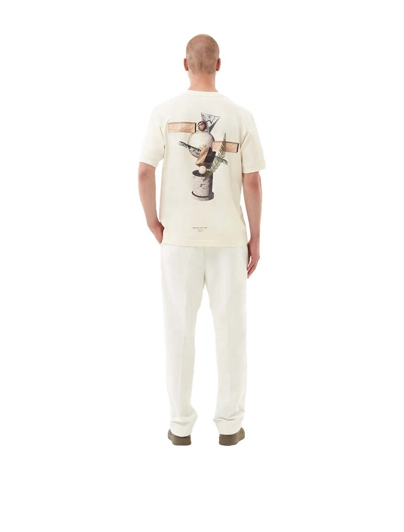 Filling Pieces T-Shirt Balance Antique White