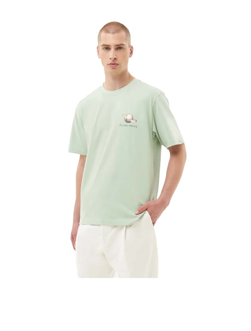 Filling Pieces T-Shirt Balance Frosty Green