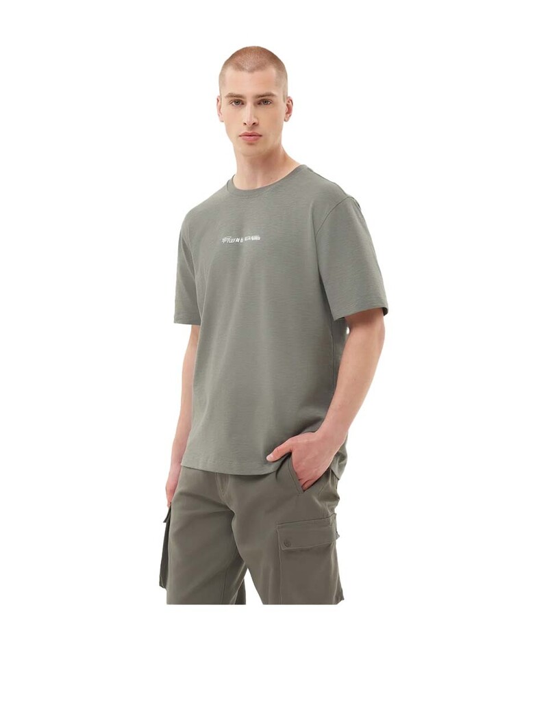 Filling Pieces T-Shirt Chrome Gun Metal