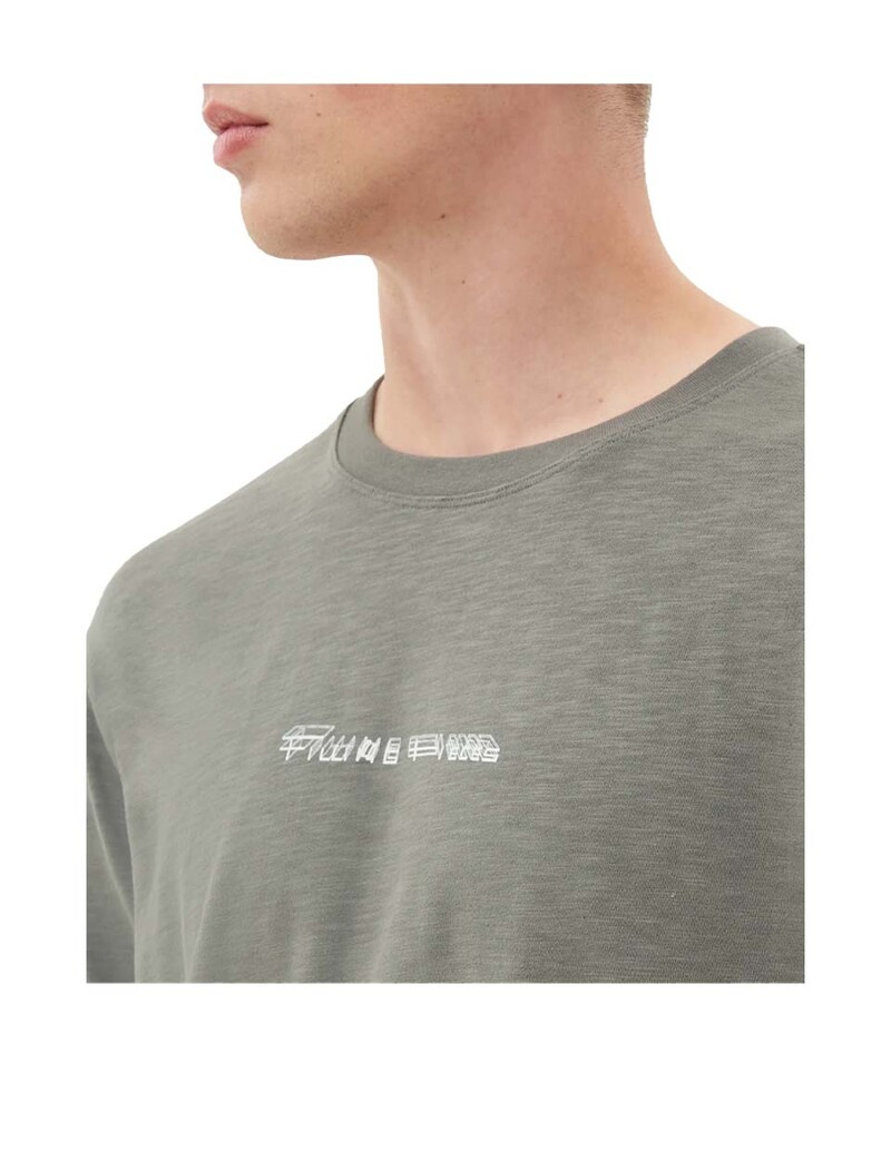 Filling Pieces T-Shirt Chrome Gun Metal