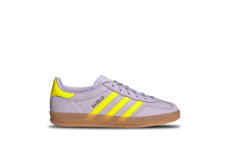 Adidas Gazelle Indoor W Silver Dawn Solar Yellow Gum