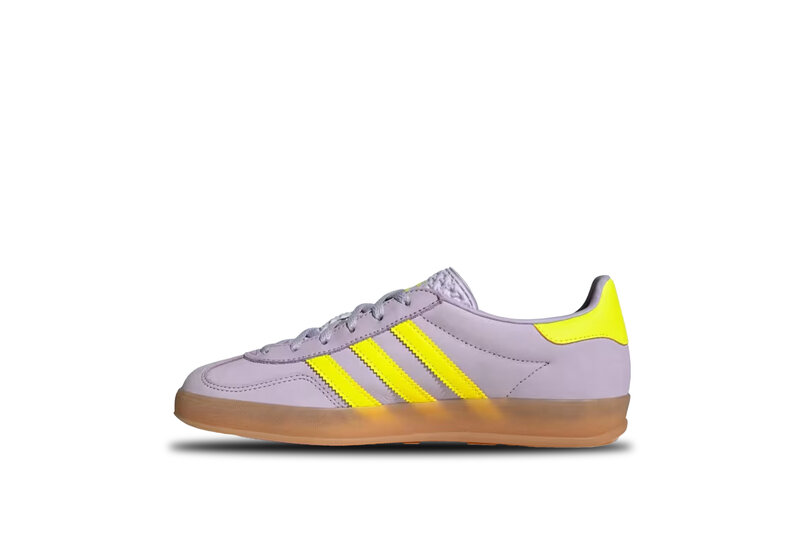 Adidas Gazelle Indoor W Silver Dawn Solar Yellow Gum