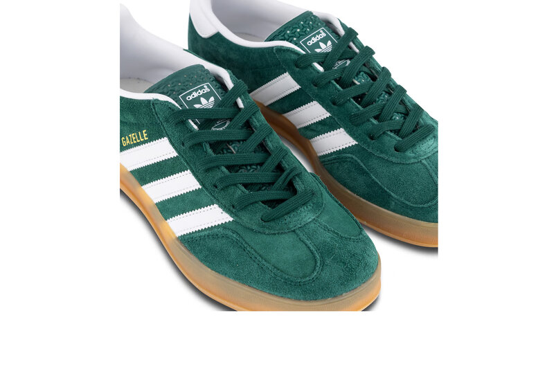 Adidas Gazelle Indoor Collegiate Green Footwear White Gum2