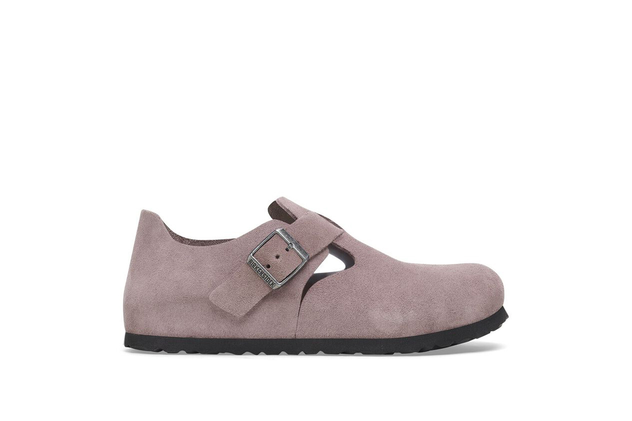 Birkenstock London Suede Faded Purple