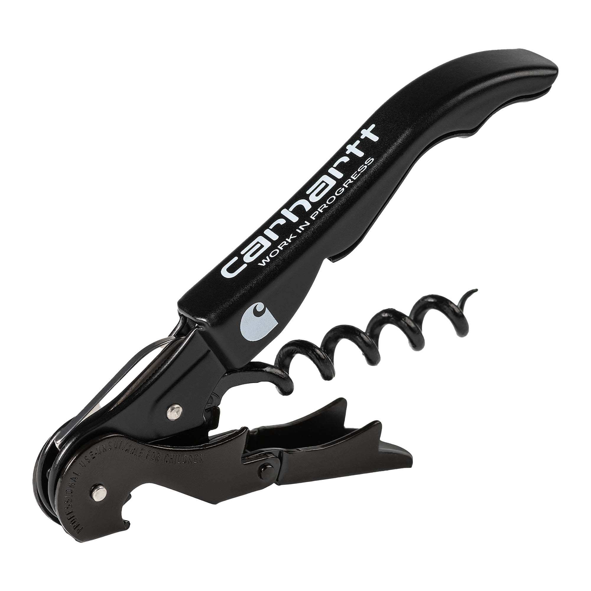 Carhartt WIP Script Pulltap’s Corkscrew Stainless Steel Black White