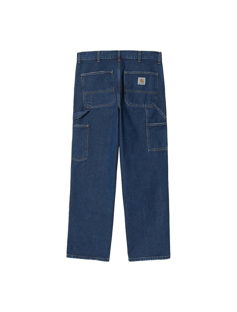 Carhartt WIP Double Knee Pant Denim Blue Stone Washed