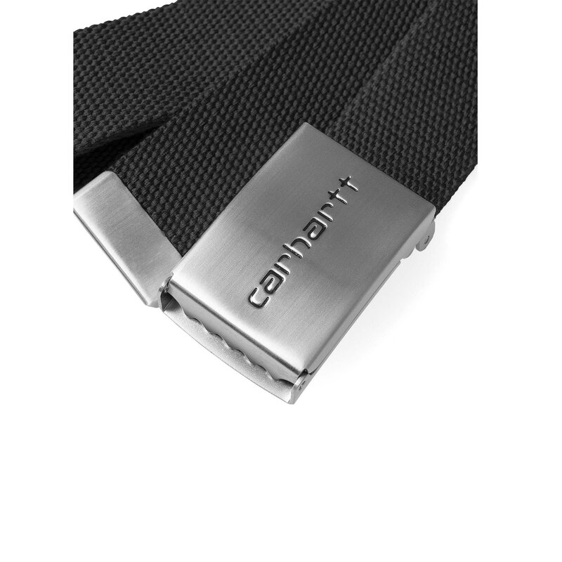 Carhartt WIP Clip Belt Chrome Black