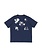 POP Trading Company Reni T-shirt Navy Glow In The Dark