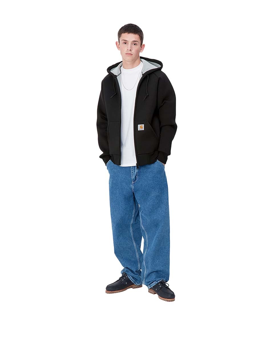 Car-Lux Hooded Jacket Black Grey - Reissue