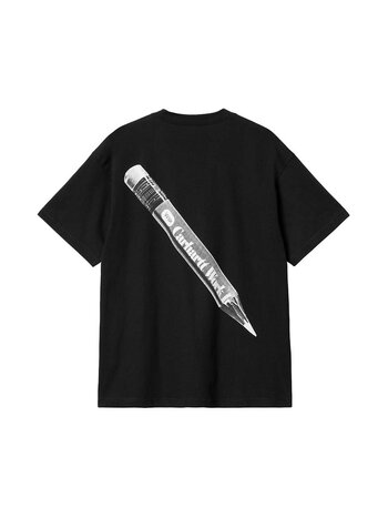 Carhartt WIP S/S Wip Pencil T-Shirt Black White