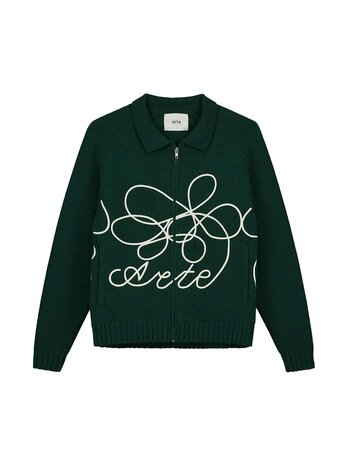 Arte Antwerp Flower Logo Knit Green