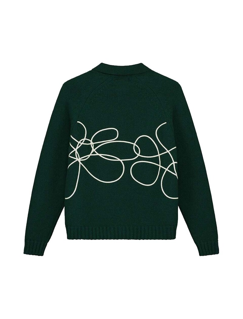 Arte Antwerp Flower Logo Knit Green