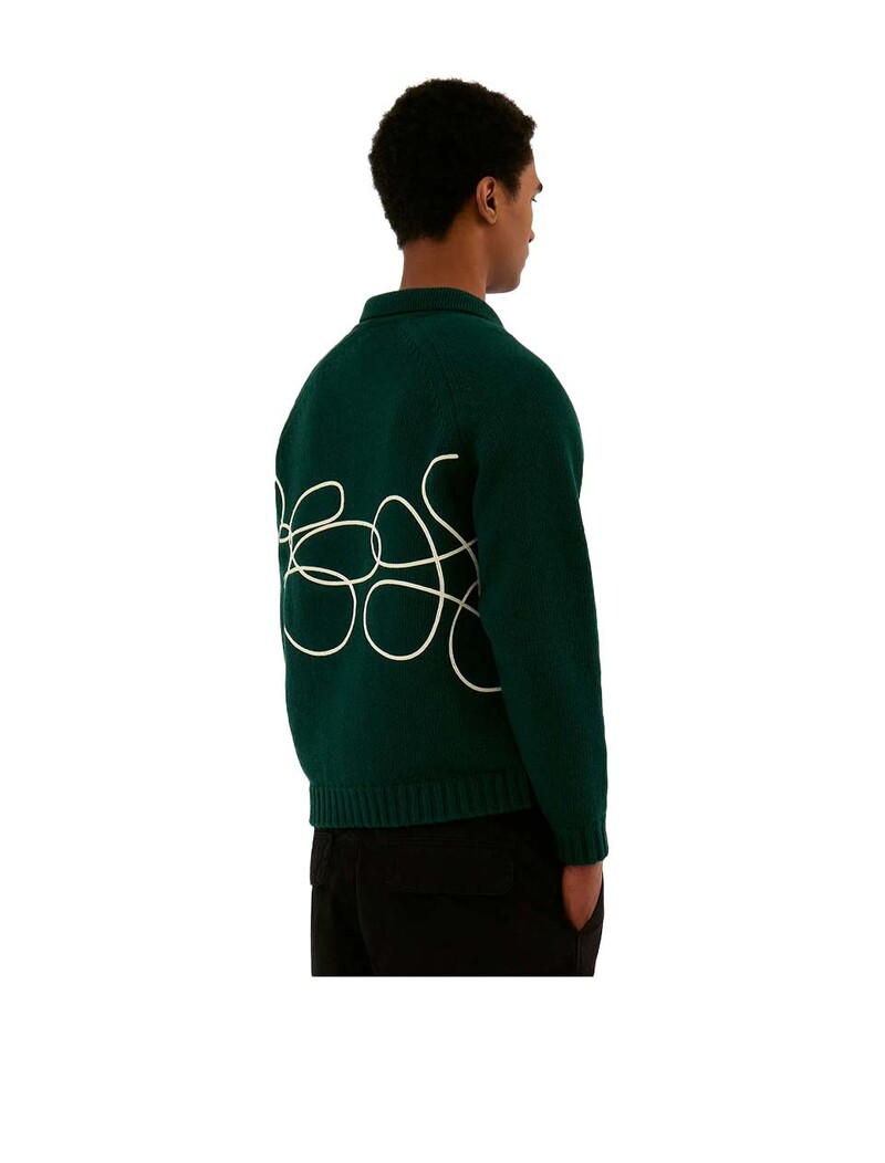 Arte Antwerp Flower Logo Knit Green