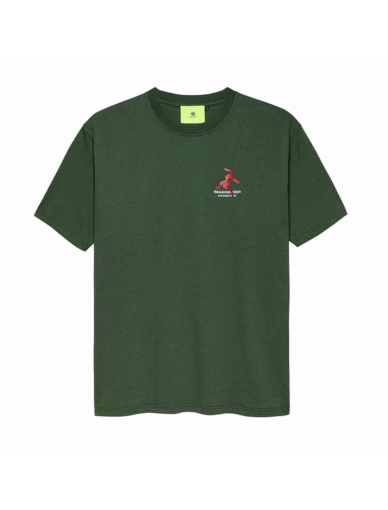 New Amsterdam Surf Association After Surf Tee Kombu Green