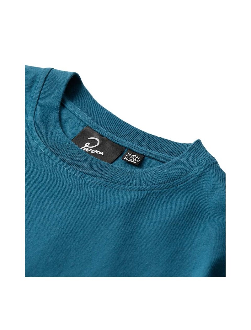 By Parra The Stand Off T-Shirt Deep Sea Green