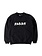 By Parra Blob Logo Crew Neck Sweatshirt Washed Black