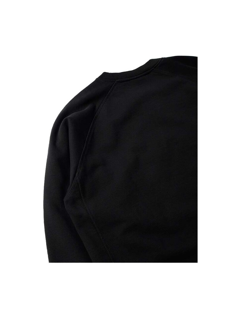 By Parra Blob Logo Crew Neck Sweatshirt Washed Black