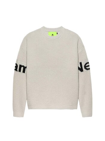 New Amsterdam Surf Association Name Crew Knit Grey