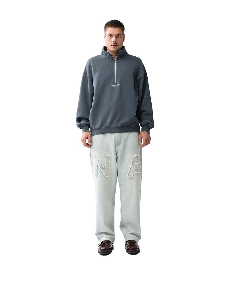 New Amsterdam Surf Association Sea Half Zip Iron Gate