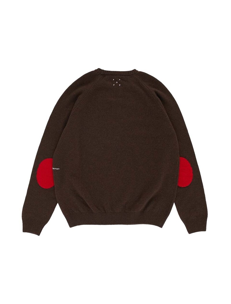 POP Trading Company Elbow Knitted Crewneck Delicioso