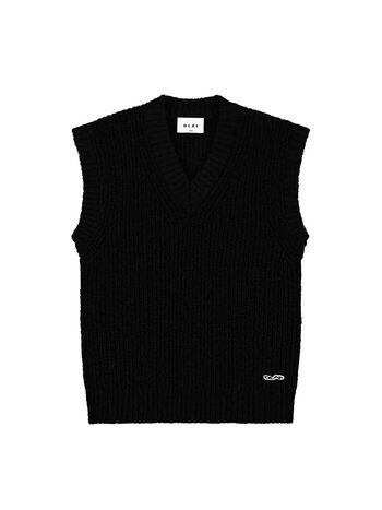 OLAF Knitted Vest Black