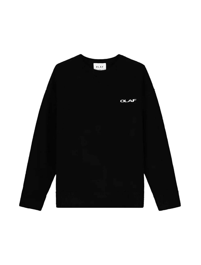 OLAF Drift Knitted Crewneck Black