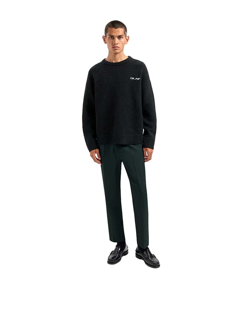 OLAF Drift Knitted Crewneck Black