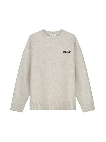 OLAF Drift Knitted Crewneck Ecru