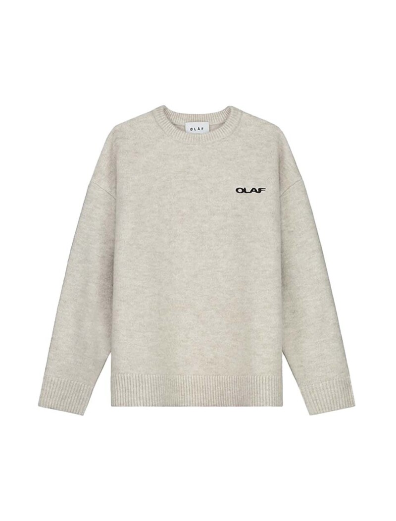 OLAF Drift Knitted Crewneck Ecru