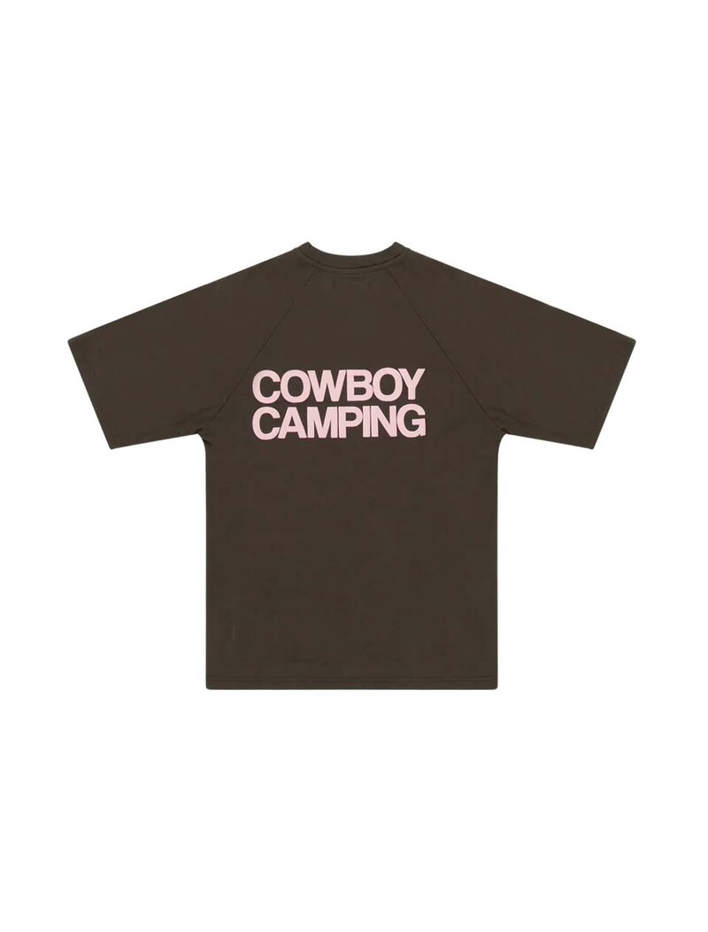 PAL Sporting Goods Cowboy Camping T-Shirt Deep Brown