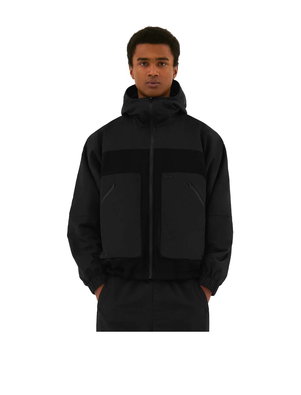 Arte Antwerp Wool Technical Jacket Black