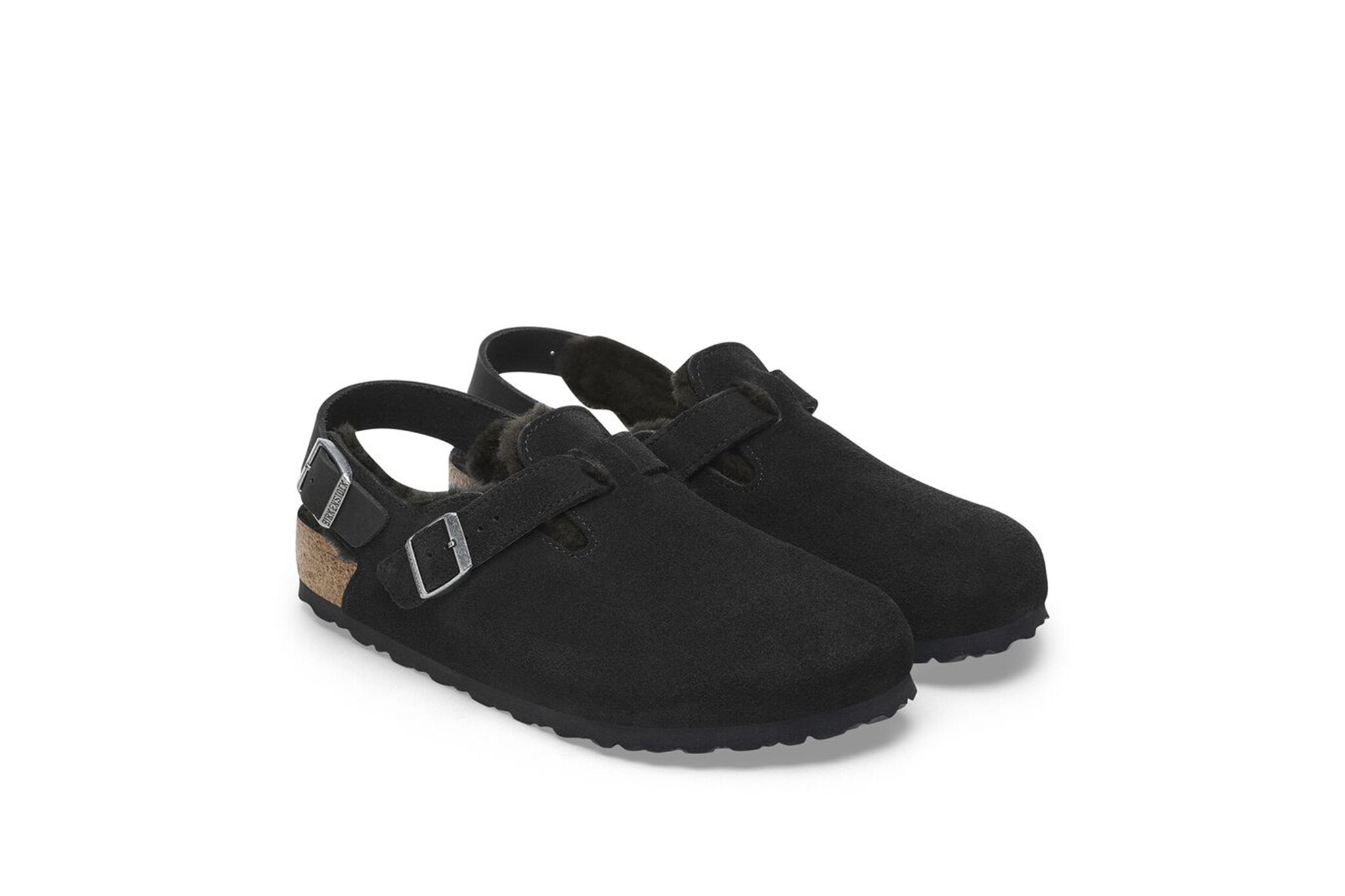 Birkenstock Tokio Inside Shearling Black