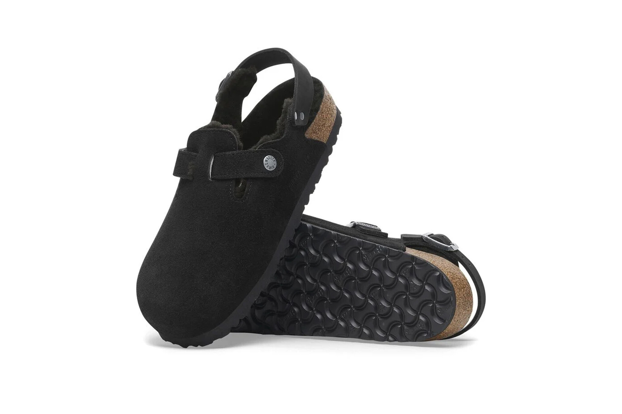 Birkenstock Tokio Inside Shearling Black